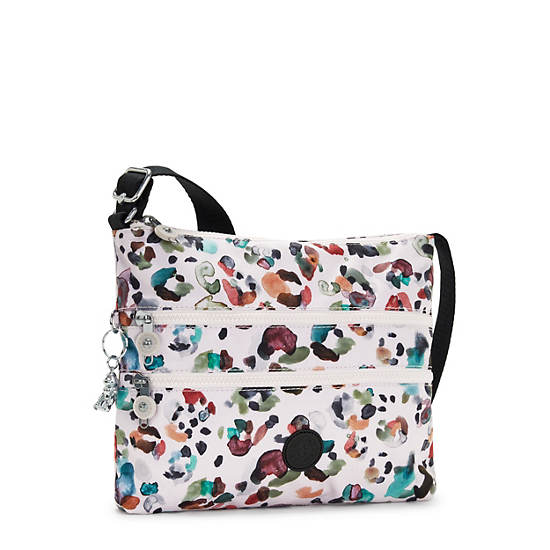 Sacs Crossbody Kipling Alvar Printed Blanche Multicolore | FR 2144SG